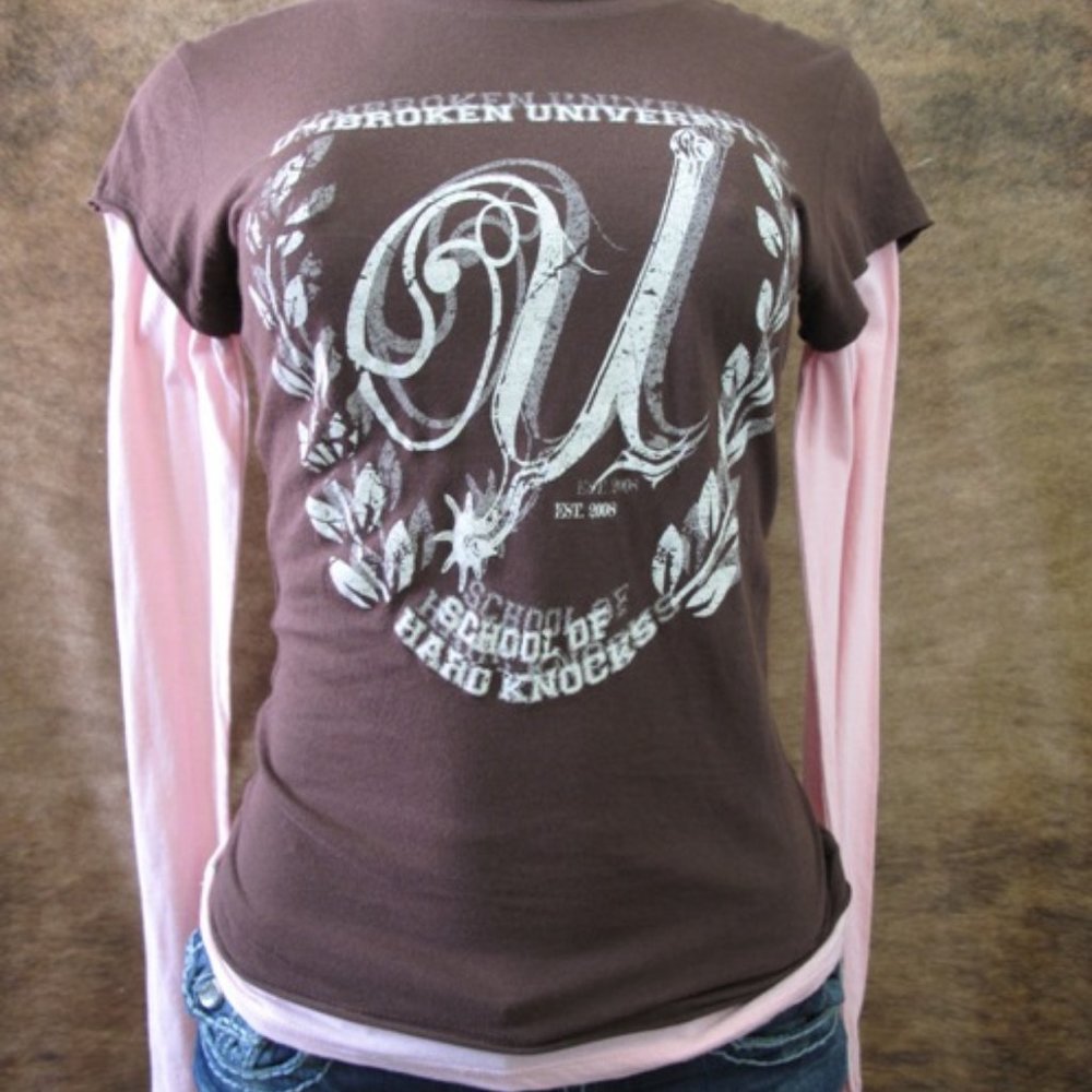 Unbroken University Cowgirl Shirt G122